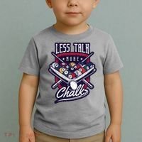Less Talk More Chalk Billiards Toddler T-Shirt thumb 2
