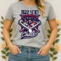 Less Talk More Chalk Billiards Women's T-Shirt thumb 2