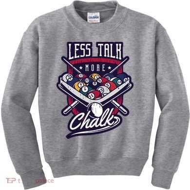 Less Talk More Chalk Billiards Kids Sweatshirt