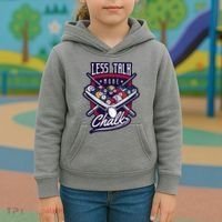 Less Talk More Chalk Billiards Kids Hoodie thumb 3