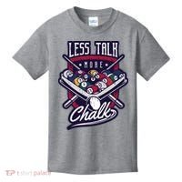 Less Talk More Chalk Billiards Kids T-Shirt thumb 0
