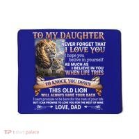 Lion To My Daughter Never Forget That I Love You Love Dad Great Gift Mousepad thumb 0