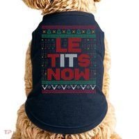 Le Tits Now Christmas For Lovers Doggie Tank thumb 0