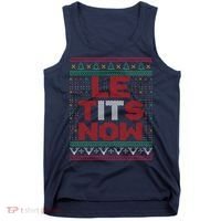 Le Tits Now Christmas For Lovers Tank Top thumb 0