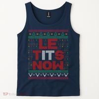 Le Tits Now Christmas For Lovers Tank Top thumb 2