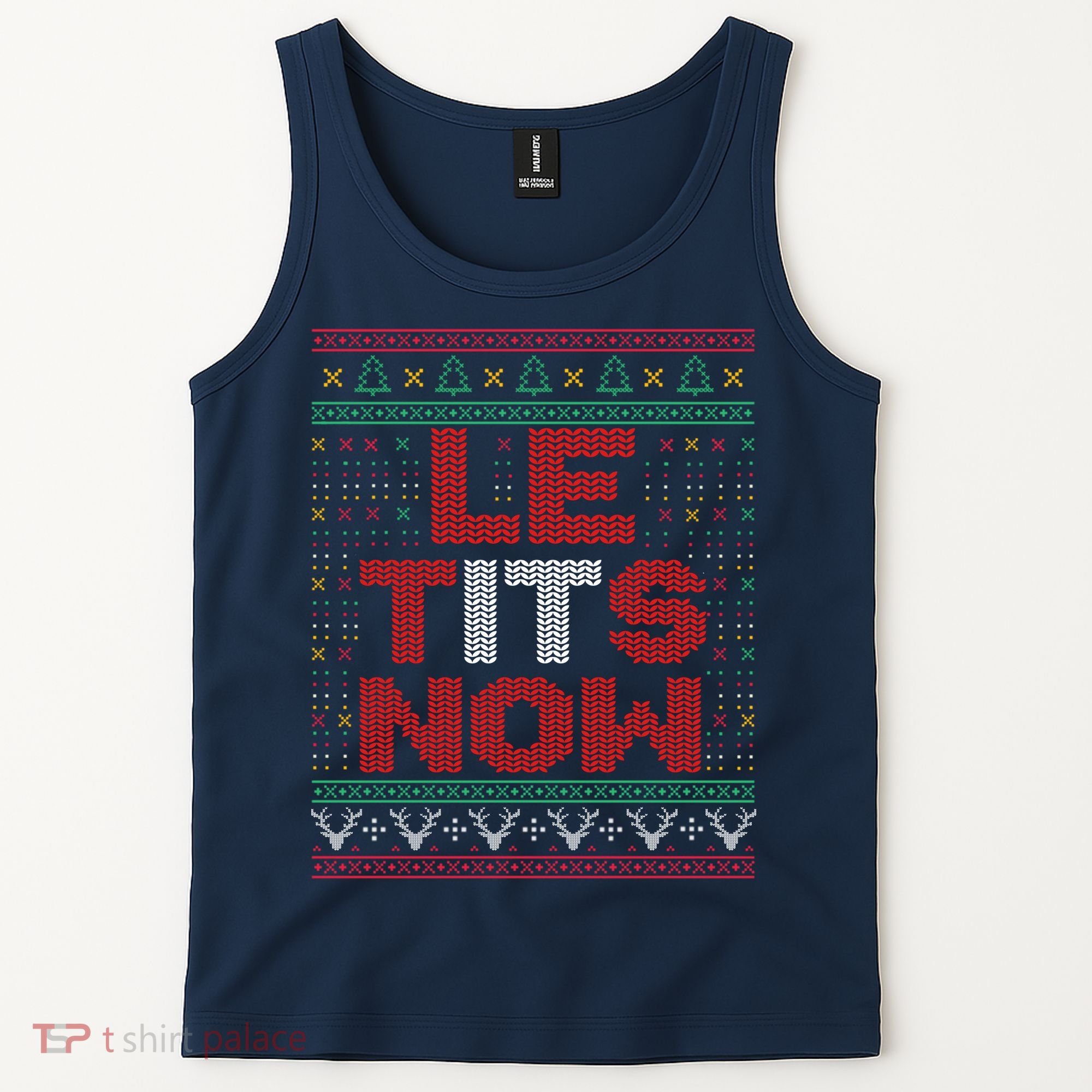 Le Tits Now Christmas For Lovers Tank Top