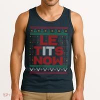 Le Tits Now Christmas For Lovers Tank Top thumb 3