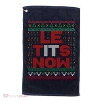 Le Tits Now Christmas For Lovers Golf Towel thumb 0