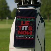 Le Tits Now Christmas For Lovers Golf Towel thumb 2