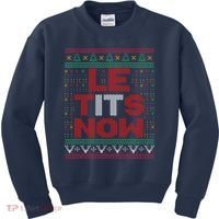 Le Tits Now Christmas For Lovers Kids Sweatshirt thumb 0