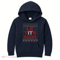 Le Tits Now Christmas For Lovers Kids Hoodie thumb 0