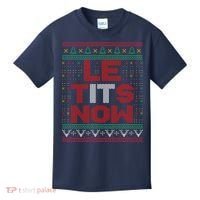 Le Tits Now Christmas For Lovers Kids T-Shirt thumb 0