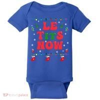 Le Tits Now Christmas Let It Snow Christmas Le Tits Now Gift Baby Bodysuit thumb 0