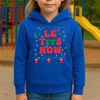 Le Tits Now Christmas Let It Snow Christmas Le Tits Now Gift Kids Hoodie thumb 3