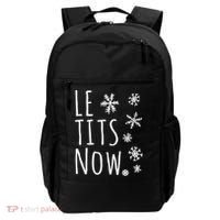 Le Tits Now Humor Christmas Backpack thumb 0