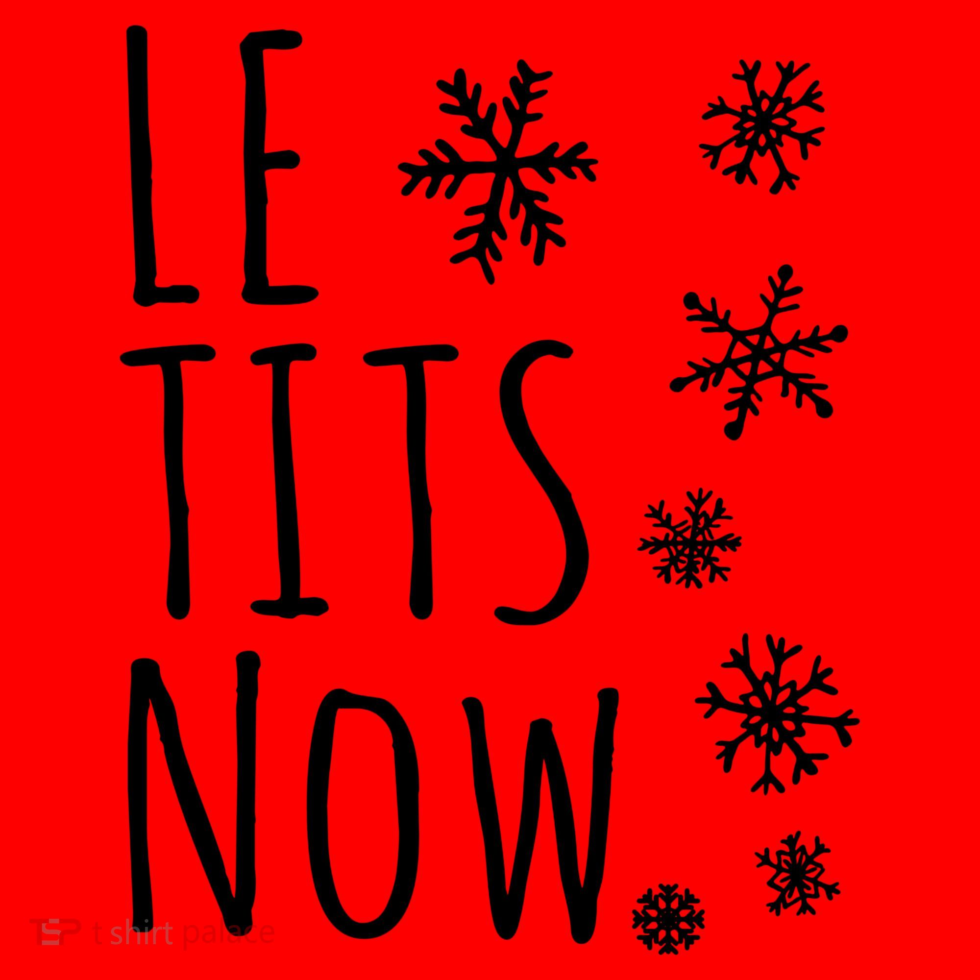 Le Tits Now Humor Christmas Santa Hat