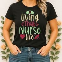 Living That Nurse Life Women's T-Shirt thumb 2