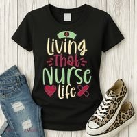 Living That Nurse Life Women's T-Shirt thumb 3