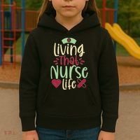 Living That Nurse Life Kids Hoodie thumb 3