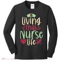 Living That Nurse Life Kids Long Sleeve Shirt thumb 0