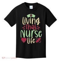 Living That Nurse Life Kids T-Shirt thumb 0