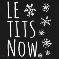 Le Tits Now Gift Let It Snow Gift Humor Christmas Gift Women's Hoodie thumb 2