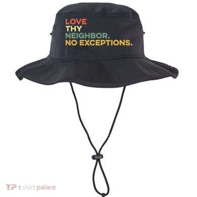 Love Thy Neighbors No Exceptions Jesus Bible Verse God Bucket Hat