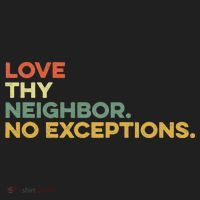 Love Thy Neighbors No Exceptions Jesus Bible Verse God Golf Towel thumb 3