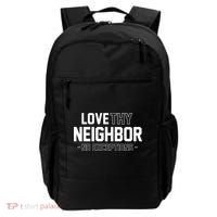 Love Thy Neighbor No Exceptions Backpack thumb 0