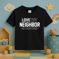 Love Thy Neighbor No Exceptions Toddler T-Shirt thumb 3