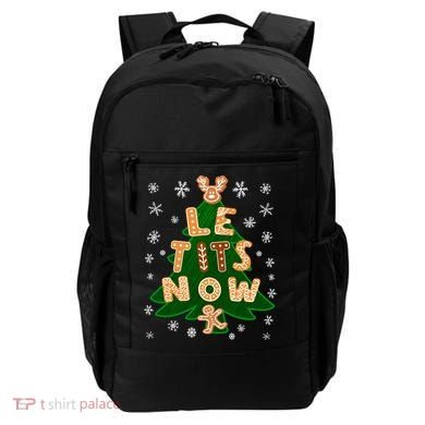 Le Tits Now Gift Let It Snow Gift Irony Christmas Gift Backpack