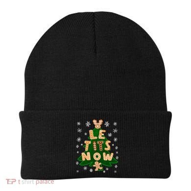Le Tits Now Gift Let It Snow Gift Irony Christmas Gift Beanie