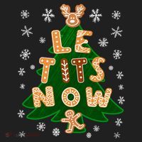 Le Tits Now Gift Let It Snow Gift Irony Christmas Gift Hat thumb 2