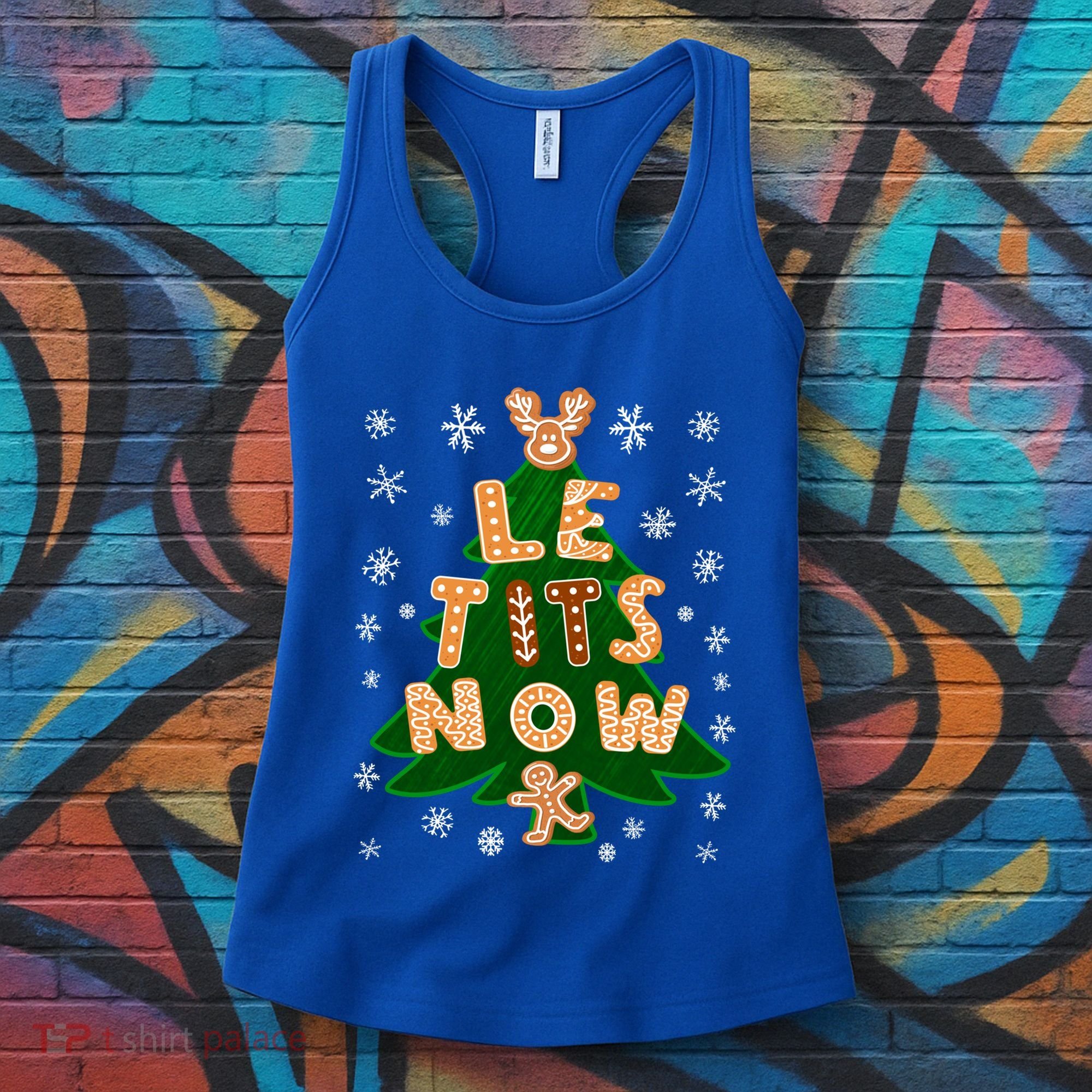 Le Tits Now Gift Let It Snow Gift Irony Christmas Gift Women's Tank Top