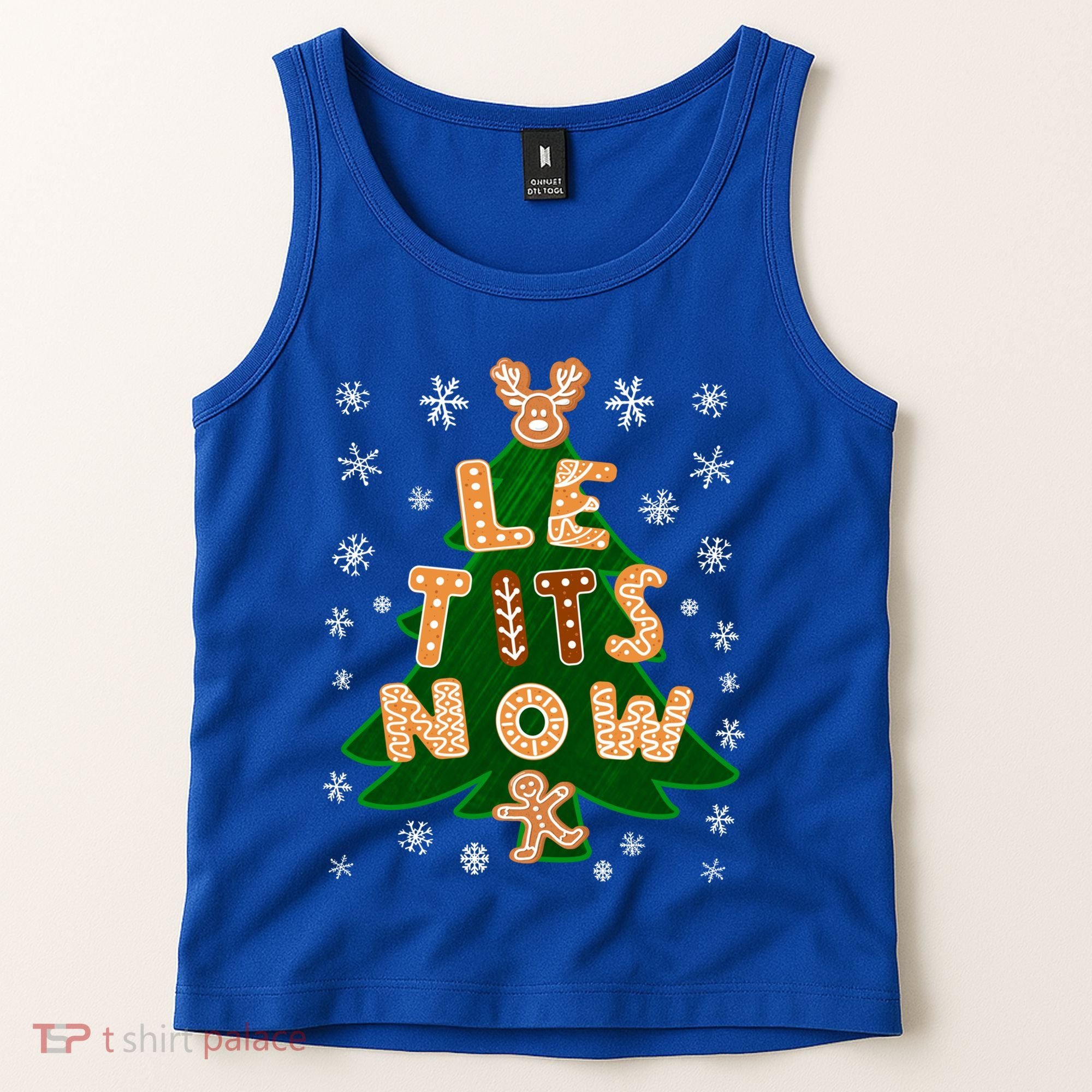 Le Tits Now Gift Let It Snow Gift Irony Christmas Gift Tank Top