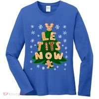 Le Tits Now Gift Let It Snow Gift Irony Christmas Gift Women's Long Sleeve Shirt thumb 0