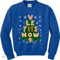 Le Tits Now Gift Let It Snow Gift Irony Christmas Gift Kids Sweatshirt thumb 0