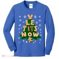 Le Tits Now Gift Let It Snow Gift Irony Christmas Gift Kids Long Sleeve Shirt thumb 0