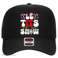 Le Tits Now Funny Christmas Let It Snow Xmas Hat Snowflake Cute Gift Hat thumb 0