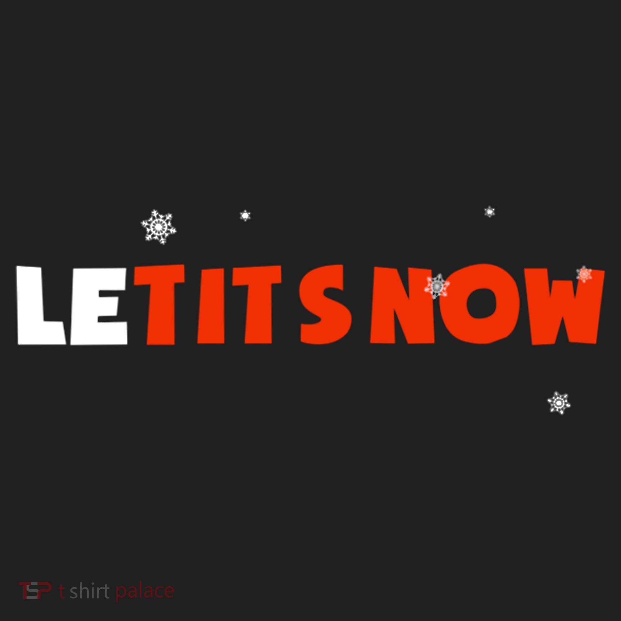 Le Tits Now Christmas Let It Snow Party Notty Santa Great Gift Hat