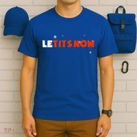 Le Tits Now Christmas Let It Snow Party Notty Santa Great Gift T-Shirt thumb 6