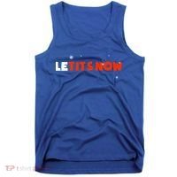 Le Tits Now Christmas Let It Snow Party Notty Santa Great Gift Tank Top thumb 0