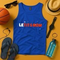 Le Tits Now Christmas Let It Snow Party Notty Santa Great Gift Tank Top thumb 4
