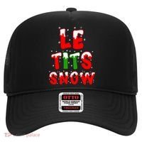 Le Tits Now Let It Snow Funny Christmas Gift Hat thumb 0