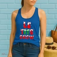 Le Tits Now Let It Snow Funny Christmas Gift Women's Tank Top thumb 2