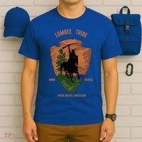 Lumbee Tribe Native American Indian Pride Vintage Retro Arro Gift T-Shirt thumb 6
