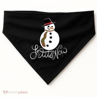 Le Tits Now Let It Snow Gift USA-Made Doggie Bandana