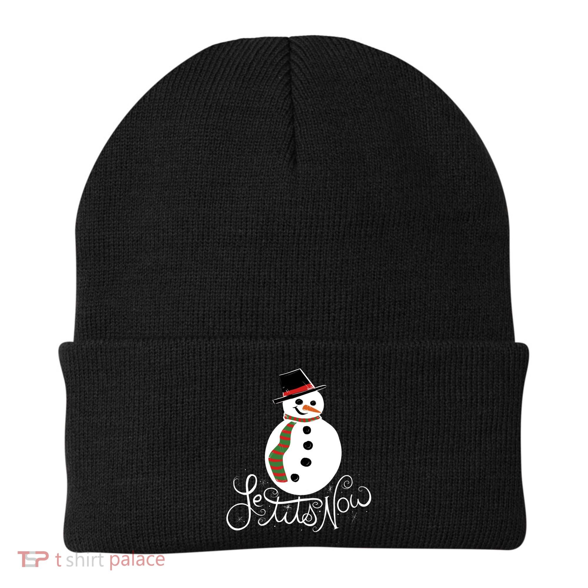 Le Tits Now Let It Snow Gift Beanie