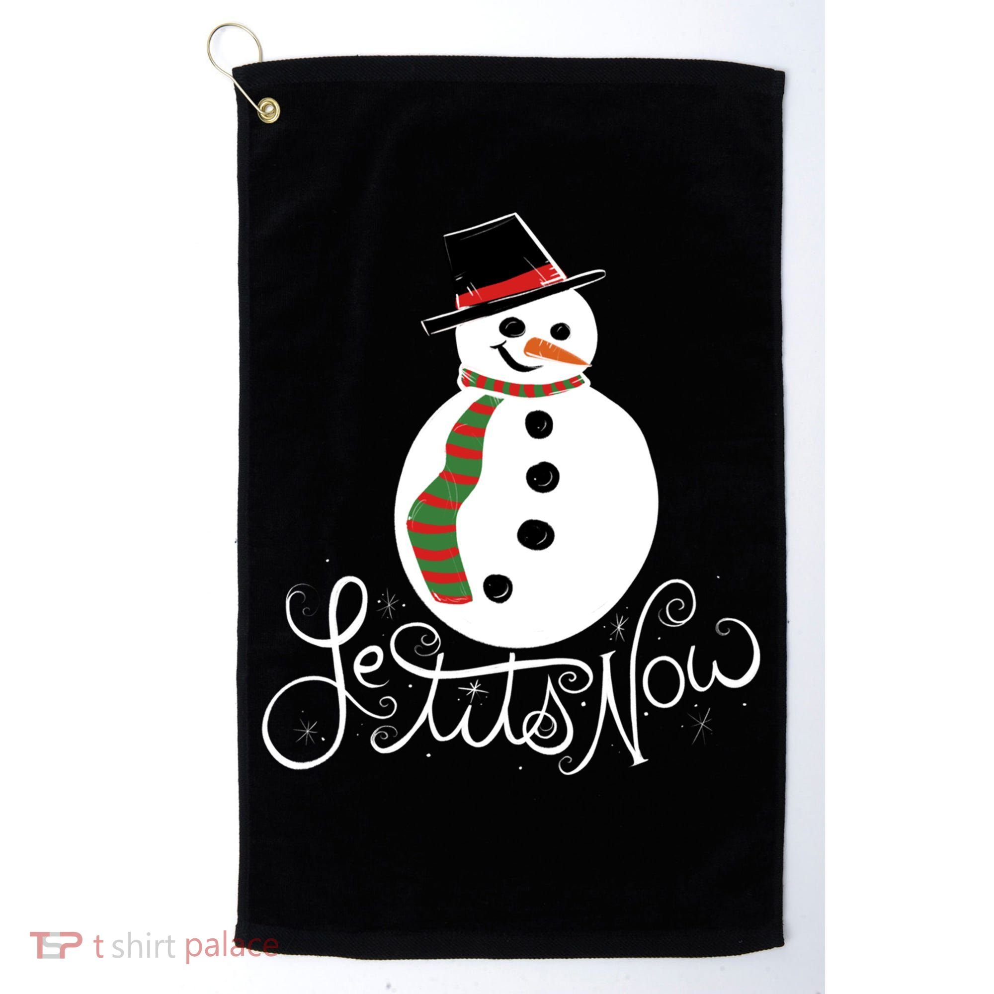 Le Tits Now Let It Snow Gift Golf Towel