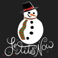 Le Tits Now Let It Snow Gift Golf Towel thumb 3